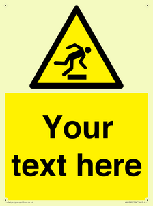 Custom Trip Hazard Sign